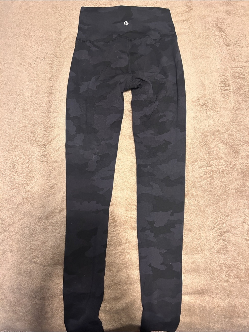 lululemon athletica Black Wonder Under Camo High-Rise Leggings